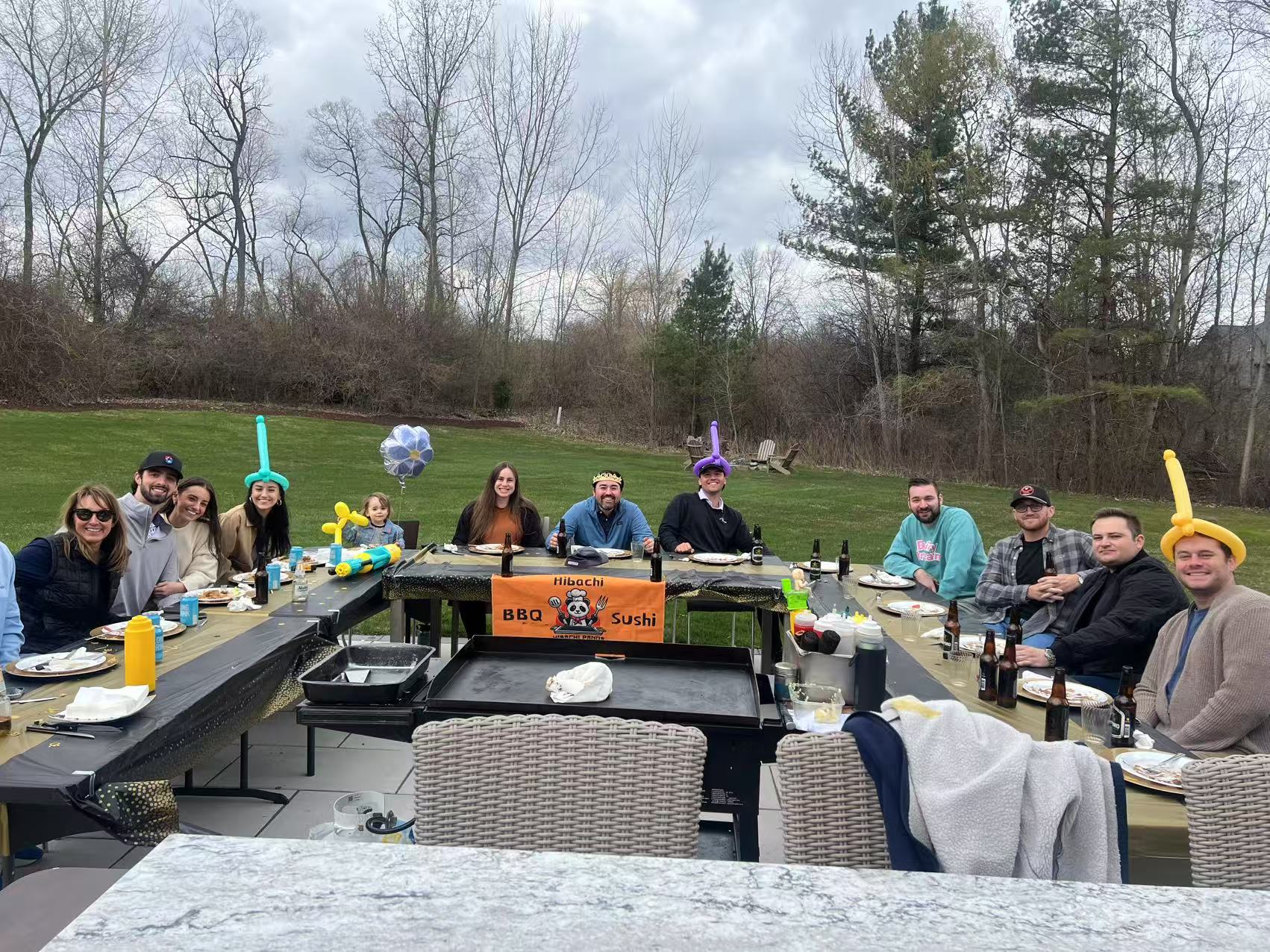 Atlanta hibachi catering outdoor event large party